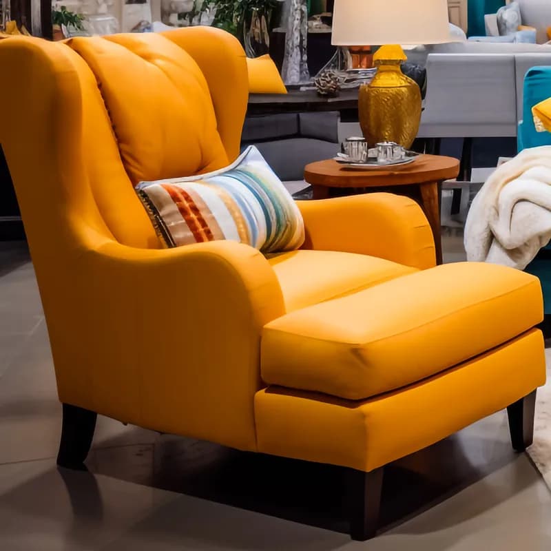Yellow armchair